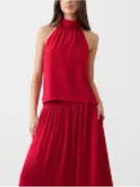 NWT Banana Republic Factory Red Halter Large